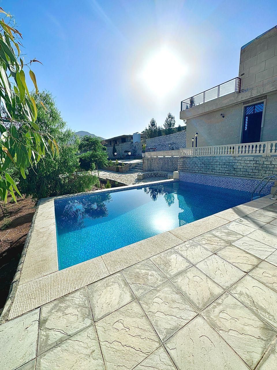 باغ و سالن تولد همراه با استخر واقع در گویم 606|اجارهٔ کوتاهمدت ویلا و باغ|شیراز, باغشهر قصر سبز|دیوار