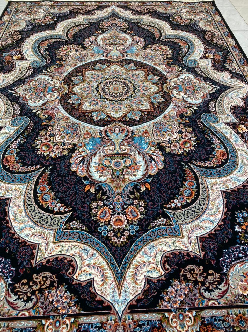 فرش ۷۰۰ شانه شهیاد سرمه ای|فرش|کرج, اصفهانی‌ها|دیوار