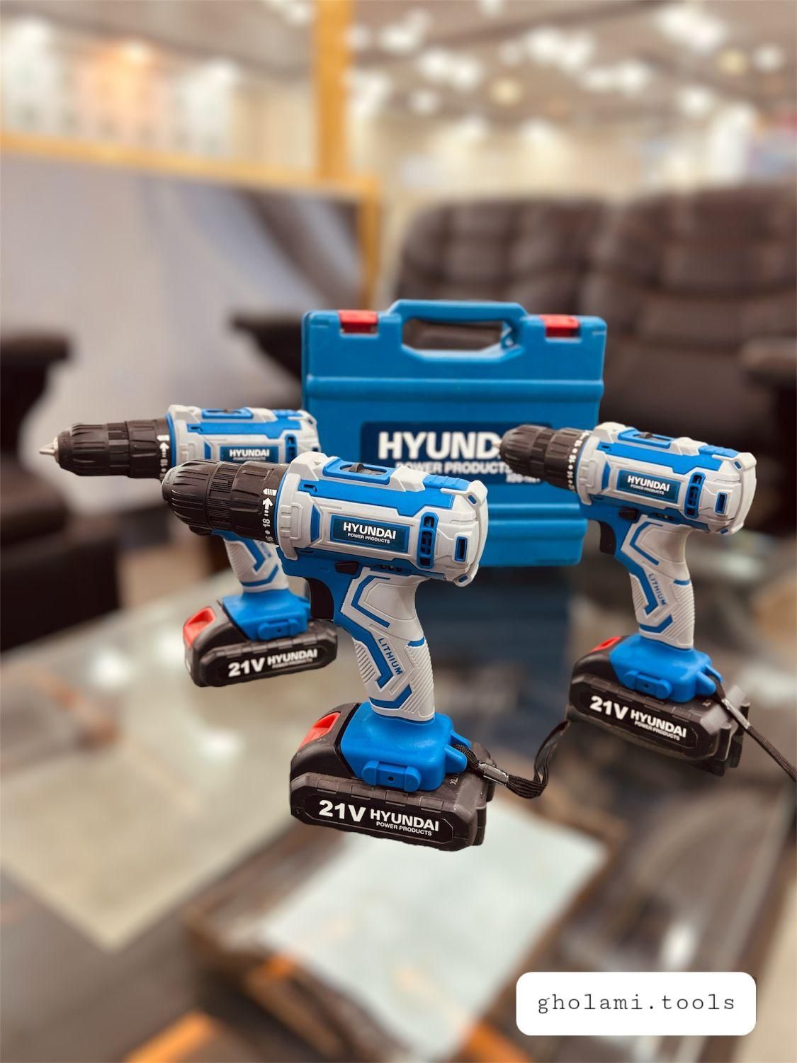 دریل شارژی هیوندای چمن زن برق موتور سمپاش براشلس|ابزارآلات|رشت, دیلمان|دیوار