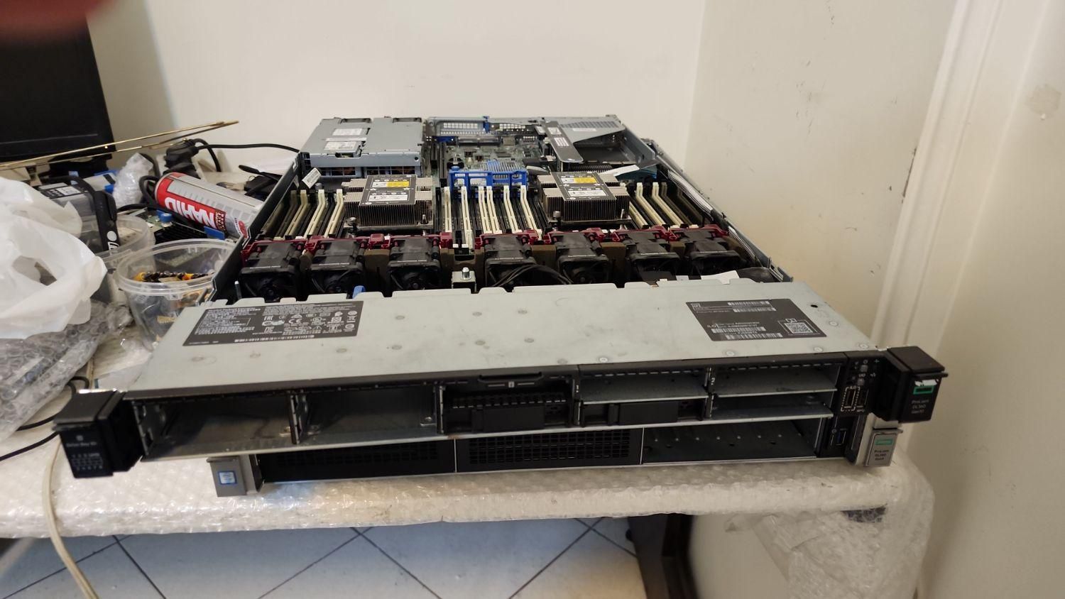 سرور dl360 g10 8sff used|مودم و تجهیزات شبکه|تهران, سهروردی|دیوار