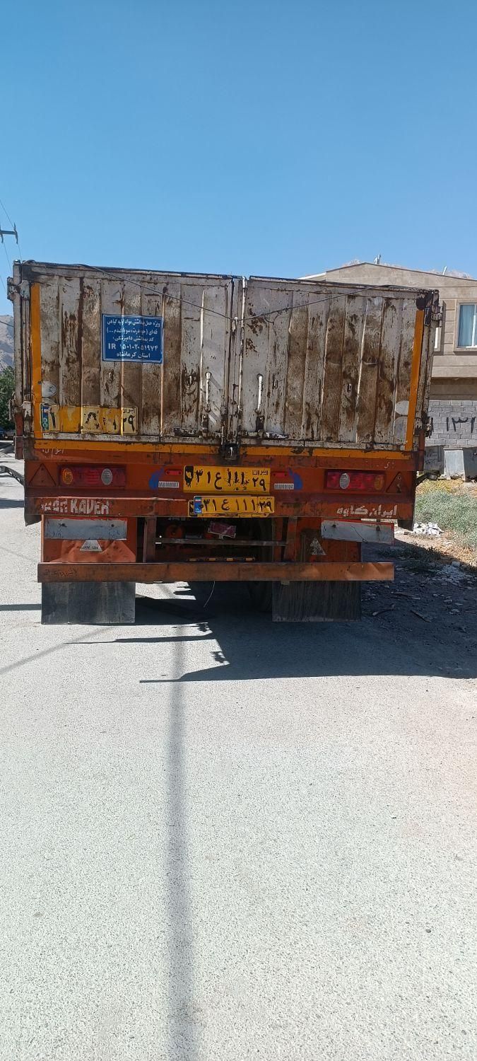 تریلی لبه دار تیوبلس ده پیچ|خودرو سنگین|کرمانشاه, |دیوار