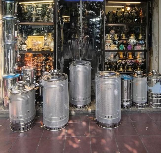 تولیدی سماور خانگی و صنعتی از 4لیتری تا200لیتری|سماور، چای‌ساز، قهوه‌ساز|تهران, بهارستان|دیوار