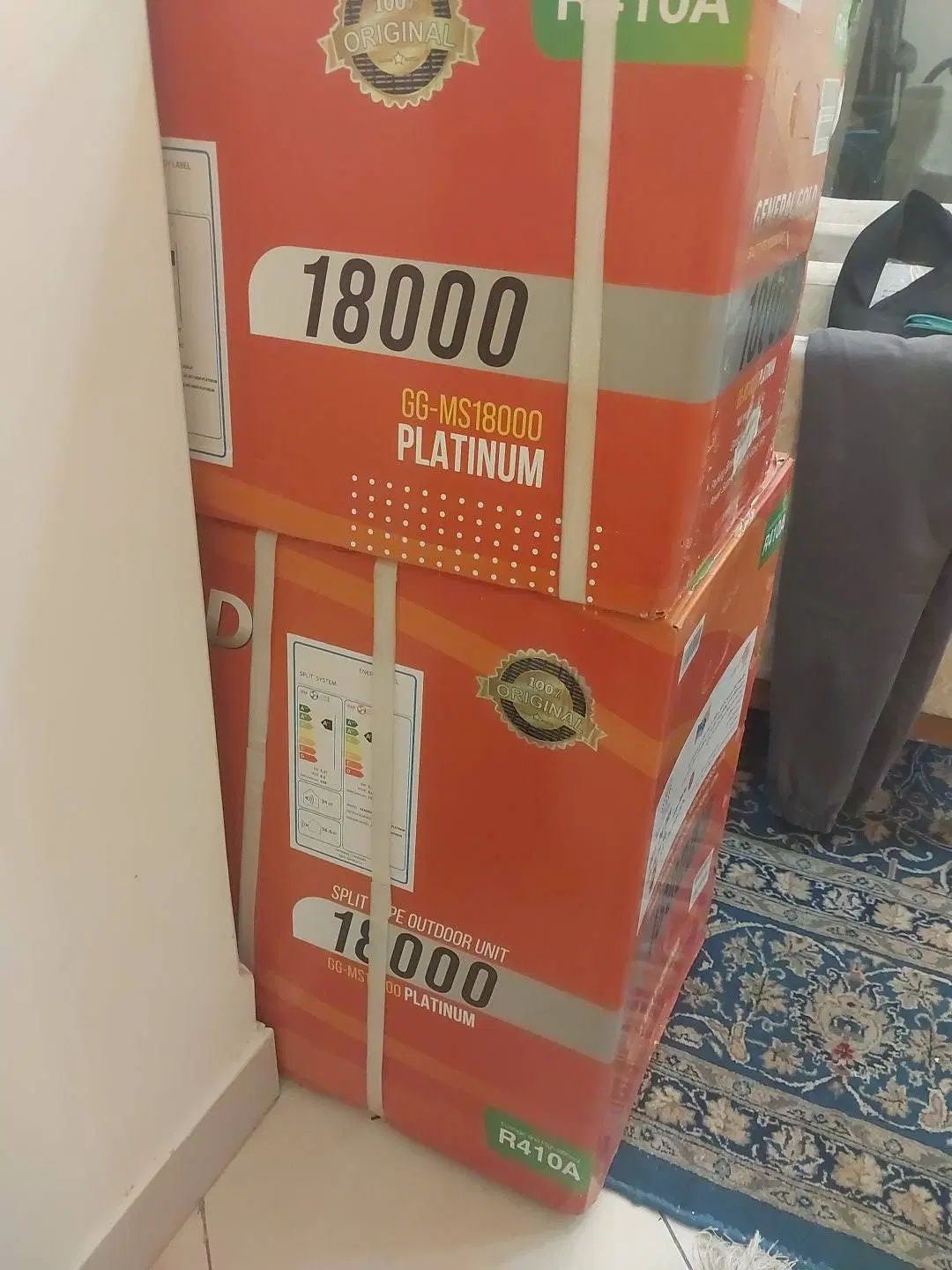 کولر گازی جنرال گلد ۱۸۰۰۰ پلاتینیوم، گاز R410a|کولر گازی و فن‌کوئل|تهران, اختیاریه|دیوار
