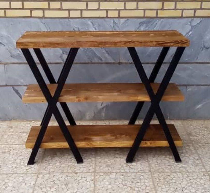 کنسول تمام چوب|کتابخانه، شلف، قفسه‌های دیواری|فردیس, شهرک ناز|دیوار