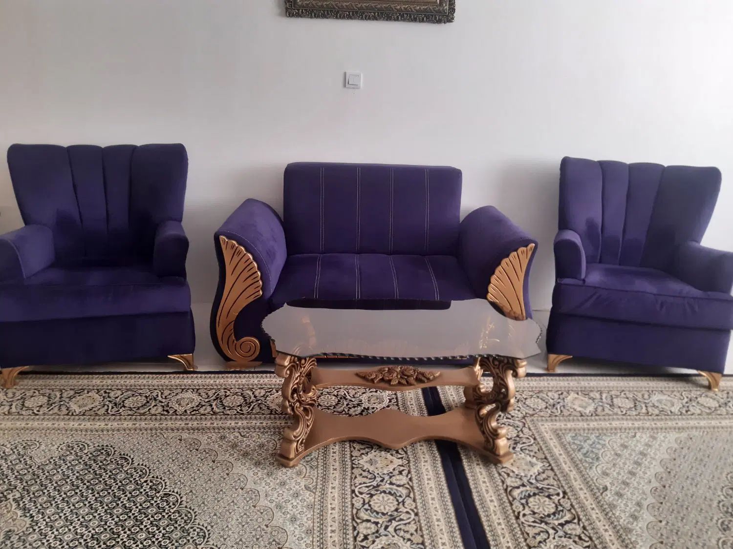 مبل راحتی ۷ نفره|مبلمان خانگی و میز عسلی|مشهد, شیرودی|دیوار