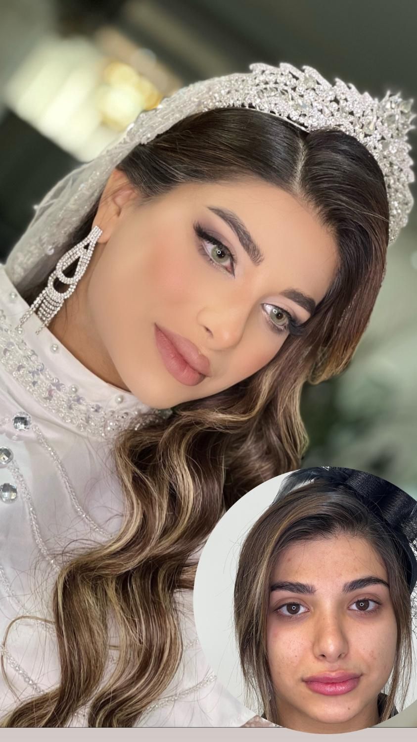 پکیج طلایی میکاپ شنیون عروس|خدمات آرایشگری و زیبایی|کرج, عظیمیه|دیوار