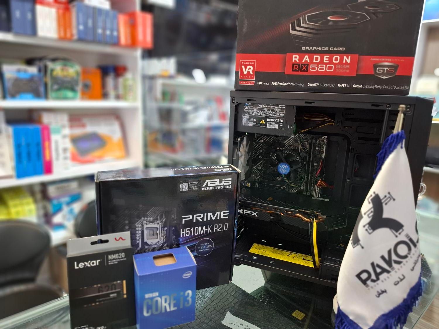 کیس گیمینگ نسل 11 با گرافیک RX 580|رایانه رومیزی|مشهد, هفده شهریور|دیوار