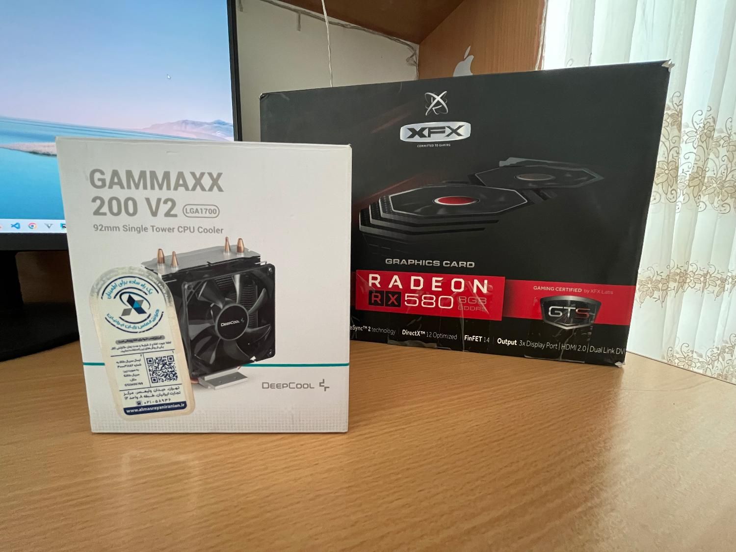 کیس کامپیوتر گیمینگ +مانیتور بدون حاشیه +Rx580 8ig|رایانه رومیزی|تهران, سعادت‌آباد|دیوار