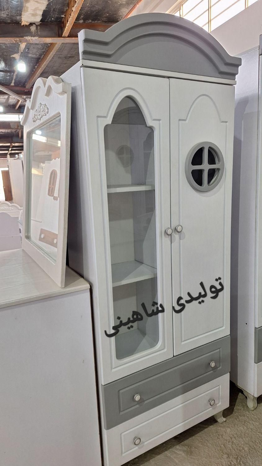 تخت و کمد طرح کرال نوزاد و نوجوان|تخت و صندلی بچه|مشهد, خواجه ربیع|دیوار