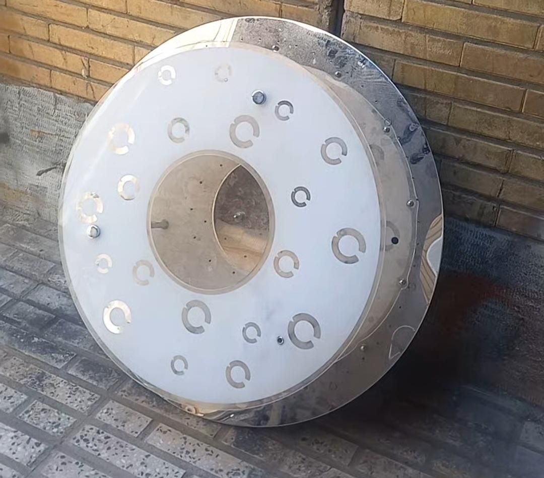 لوستر مدرن دایره طرح یونیک به همراه لامپ LED|لوستر و چراغ آویز|فولادشهر, فولادشهر|دیوار