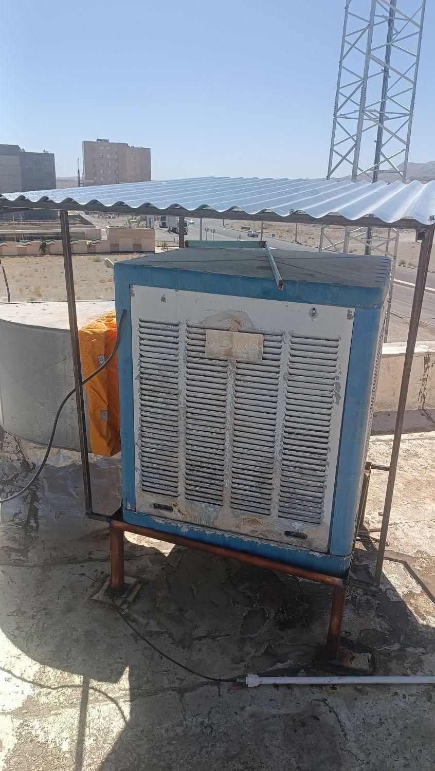 جوشکاری سیارساخت سایبان وچهار پایه کولر و اسپیلت|خدمات پیشه و مهارت|بیرجند, |دیوار