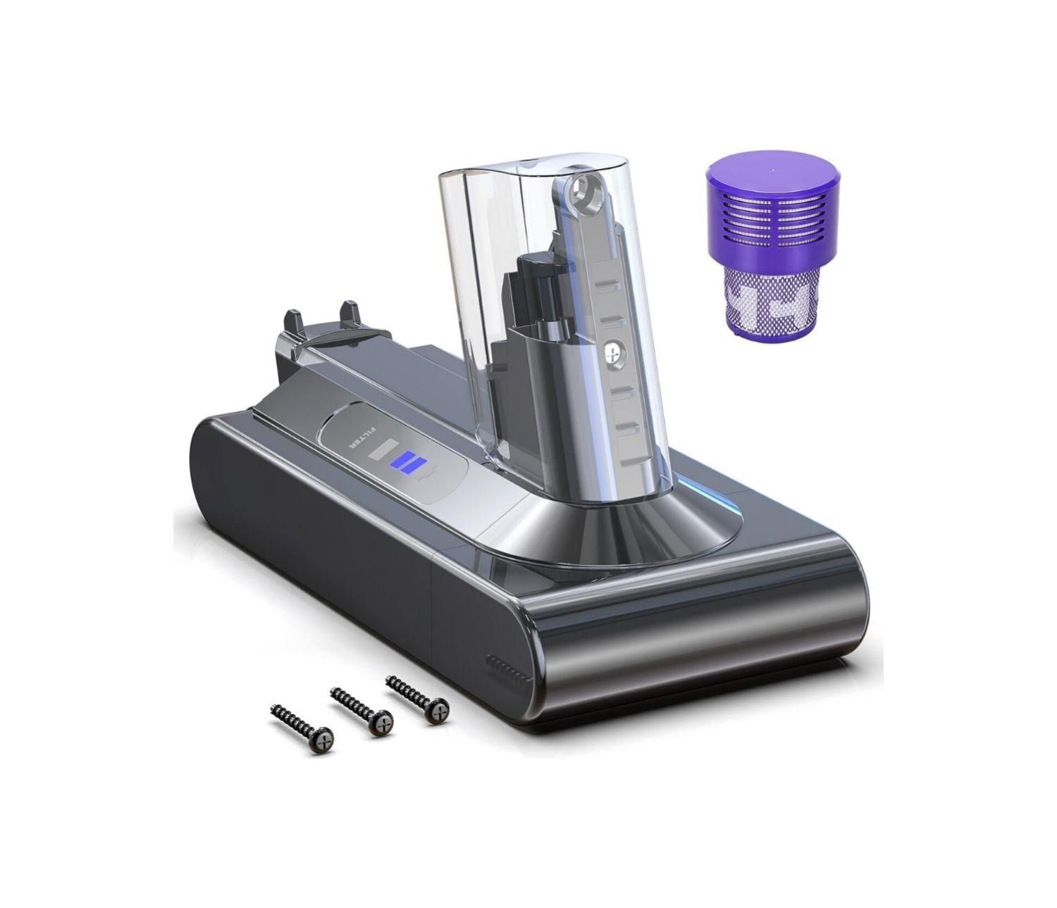 باتری Dysonو  فی لتر جارو شارژی دایسون برند یابر|جاروبرقی، جارو شارژی، بخارشو|سقز, |دیوار