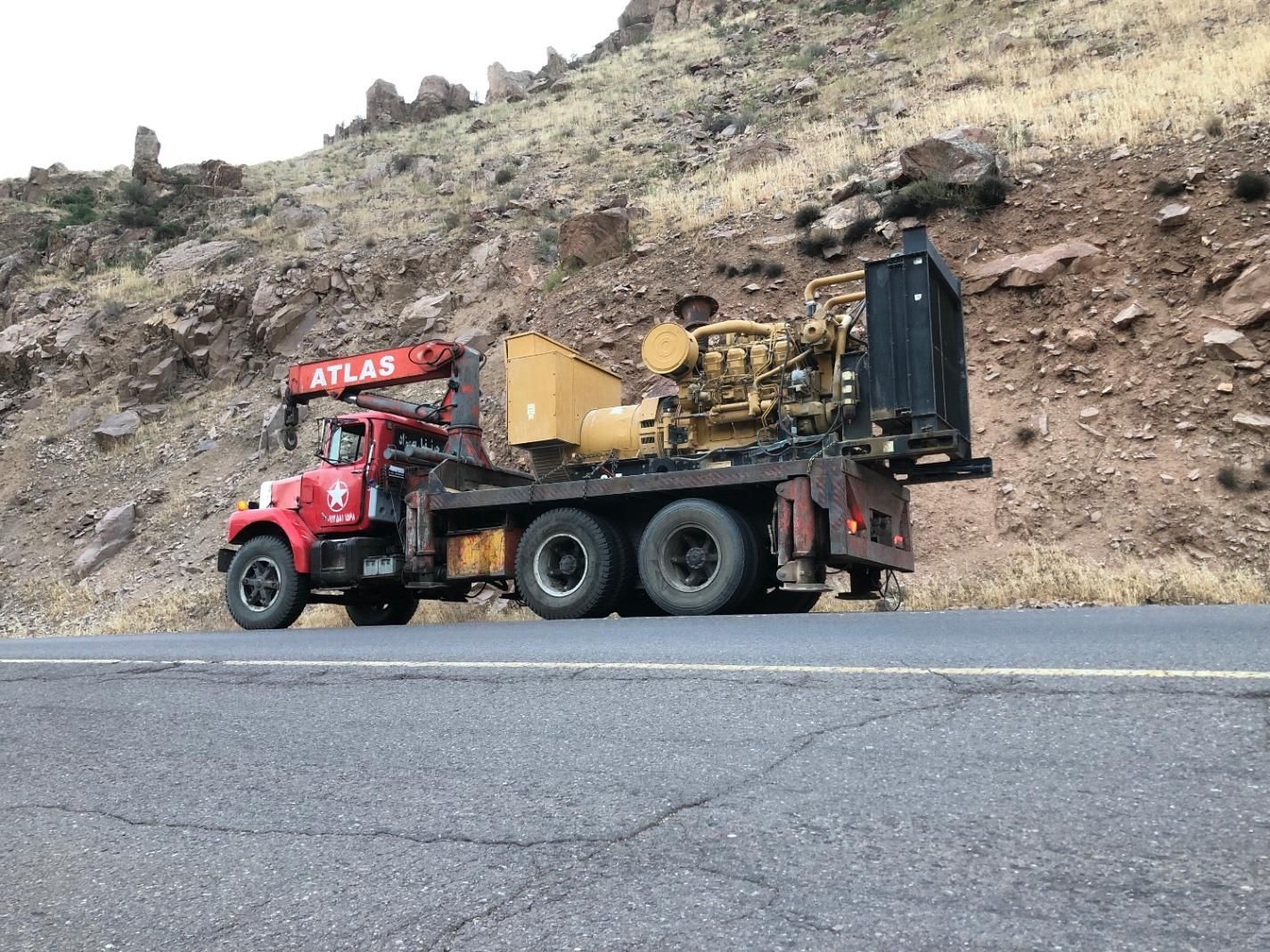 جرثقیل کفی ده چرخ|خدمات حمل و نقل|قزوین, |دیوار