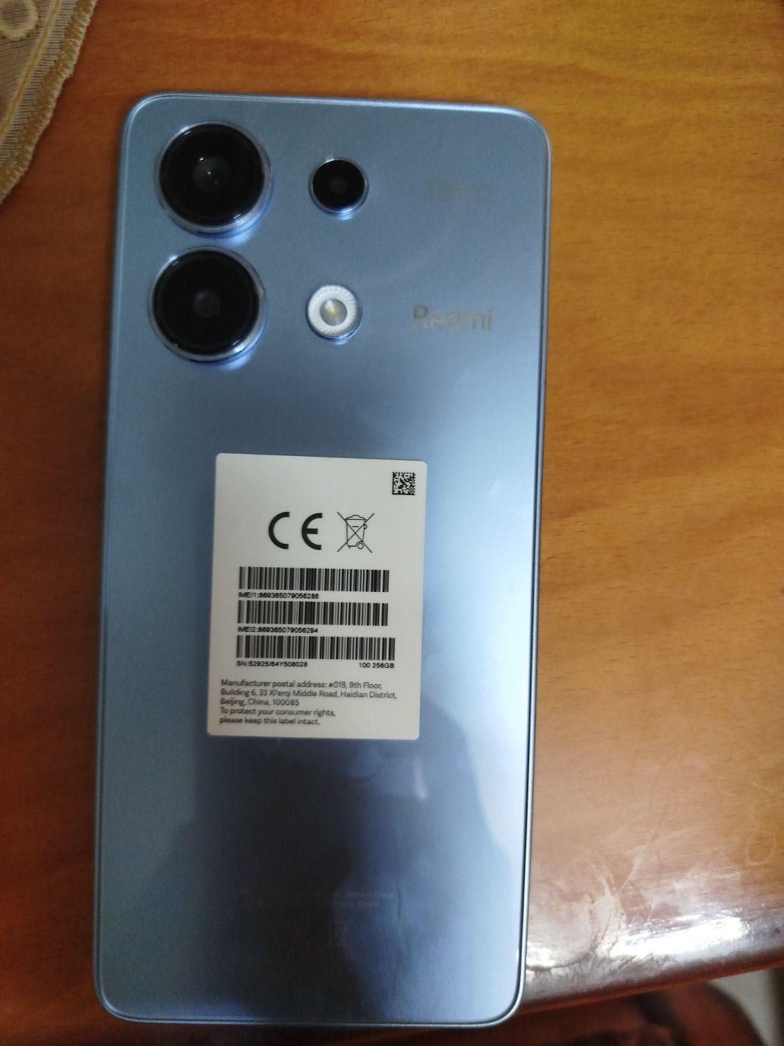 شیائومی Redmi Note 13 با حافظهٔ ۲۵۶ گیگابایت|موبایل|اصفهان, نقش جهان|دیوار