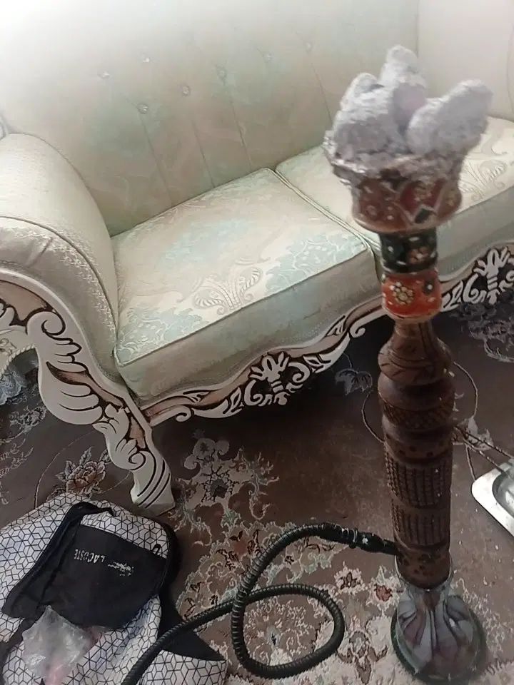 قلیون چوبی طعم دوسیب معاوضه با کارت خان سیار|کلکسیون و سرگرمی|ورامین, ریحان آباد|دیوار