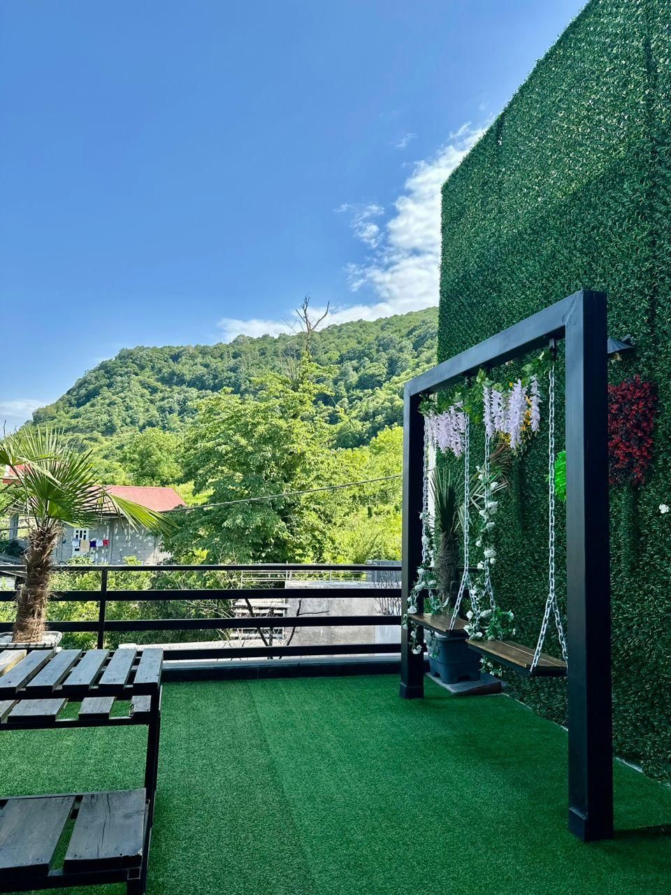 کلبه ۴خواب لاتانیا با استخر نقلی و جکوزی|اجارهٔ کوتاه‌مدت ویلا و باغ|رامسر, |دیوار