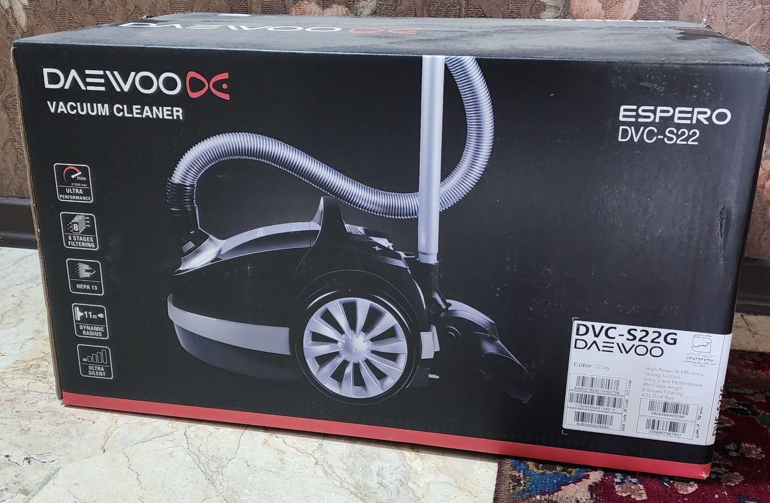 جارو برقی دوو  DVC-S22G|جاروبرقی، جارو شارژی، بخارشو|تهران, سازمان برنامه|دیوار
