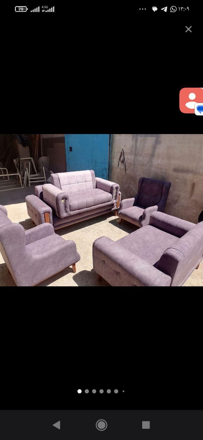 مبل پایه چوب تهران تخفیف|مبلمان خانگی و میز عسلی|شیروان (خراسان), |دیوار