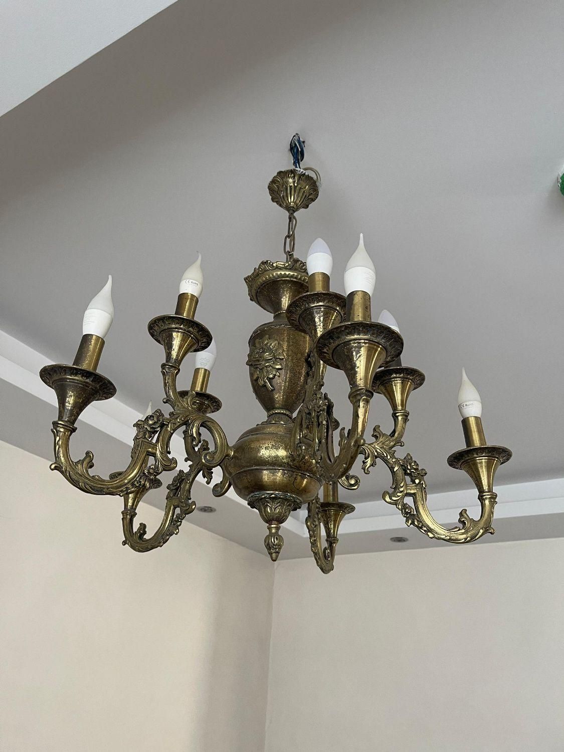 فروش و(خریدار)وسایل ولوستربرنزی در کل کرج|لوستر و چراغ آویز|کرج, عظیمیه|دیوار