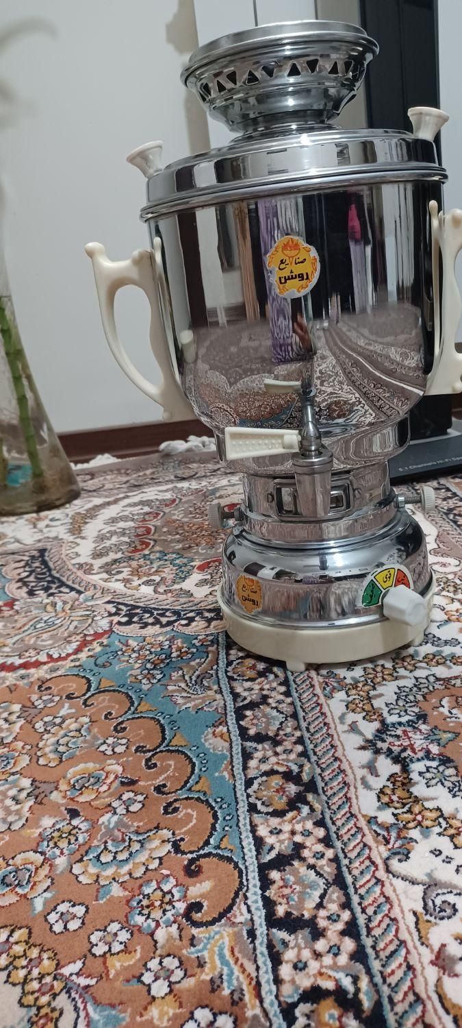 سماور گازی (چهار لیتری) نو|سماور، چای‌ساز، قهوه‌ساز|تهران, تهرانپارس شرقی|دیوار