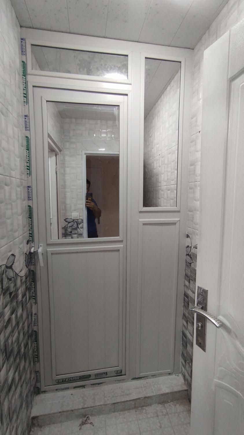 درب و پنجره پا چلاقی پی وی سی pvc دو جداره وتک|مصالح و تجهیزات ساختمان|تبریز, |دیوار