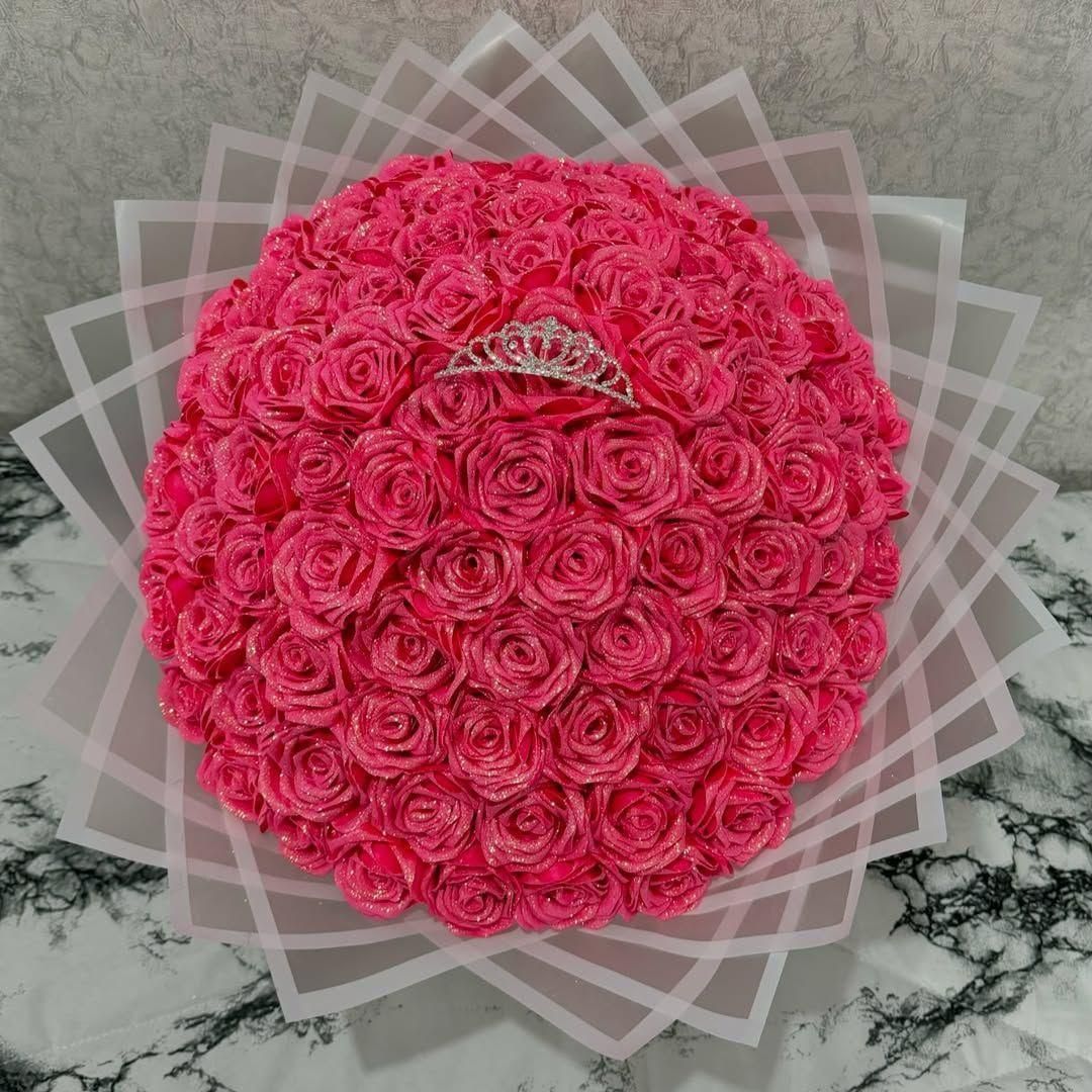 دسته گل و باکس گل روبانی با تخفیف ویژه (جاودان)|گل مصنوعی|تبریز, |دیوار