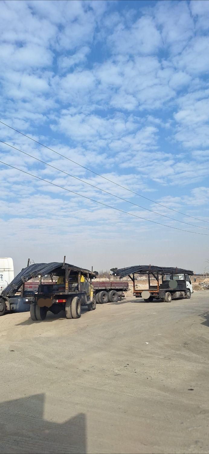 حمل بار آهن الات میلگرد تیر اهن لوله ۱۲ متری|خدمات حمل و نقل|باقرشهر, |دیوار