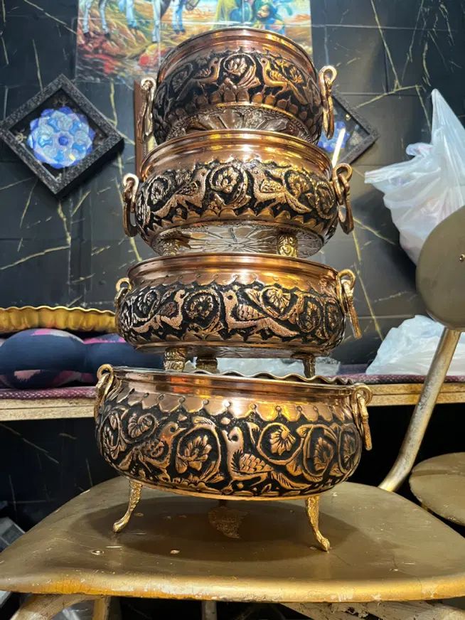 تولیدی ظروف مسی|ظروف سرو و پذیرایی|اصفهان, آفاران|دیوار