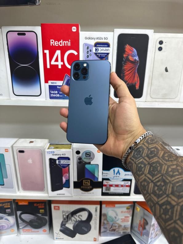 اپل iPhone 12 Pro Max با حافظهٔ ۲۵۶ گیگ za|موبایل|قم, نیروگاه|دیوار