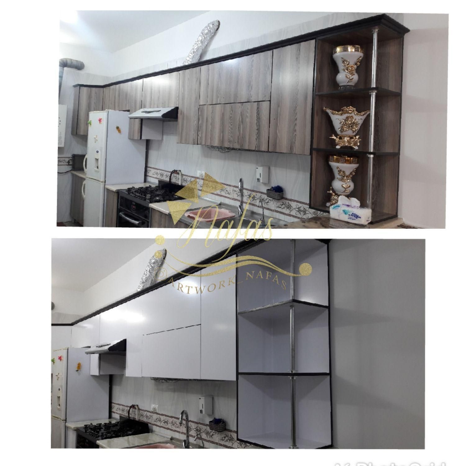 نصاب برچسب کابینت، کمد،دیوار|خدمات پیشه و مهارت|قم, باجک دو|دیوار