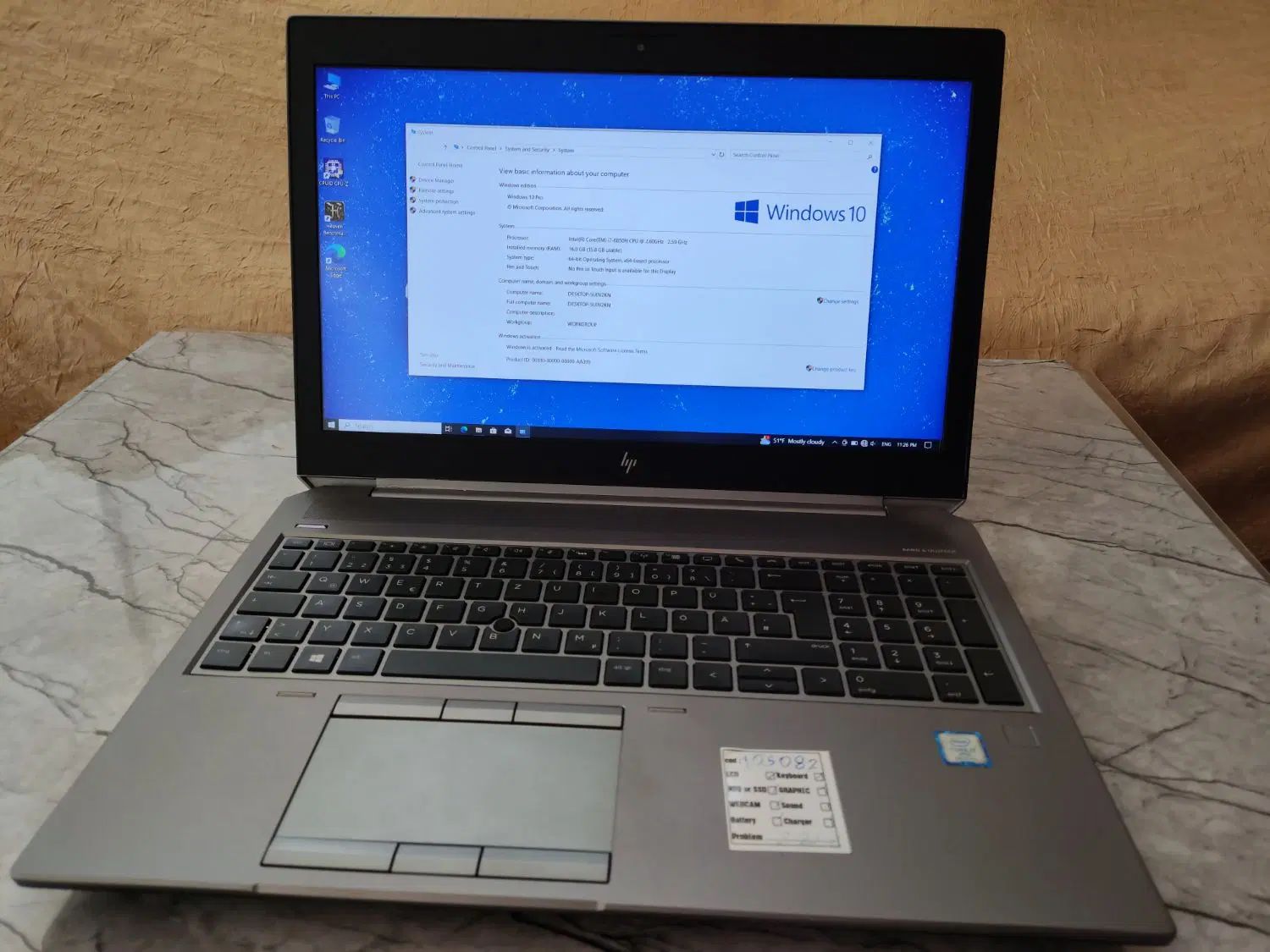 لپ تاپ hp zbook studio g5|رایانه همراه|اصفهان, بهارستان|دیوار