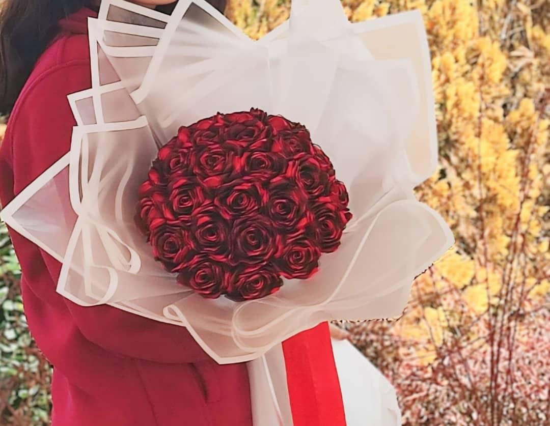 گل‌های روبانی ماندگار|صنایع دستی و سایر لوازم تزئینی|شیراز, شهرک گلها|دیوار