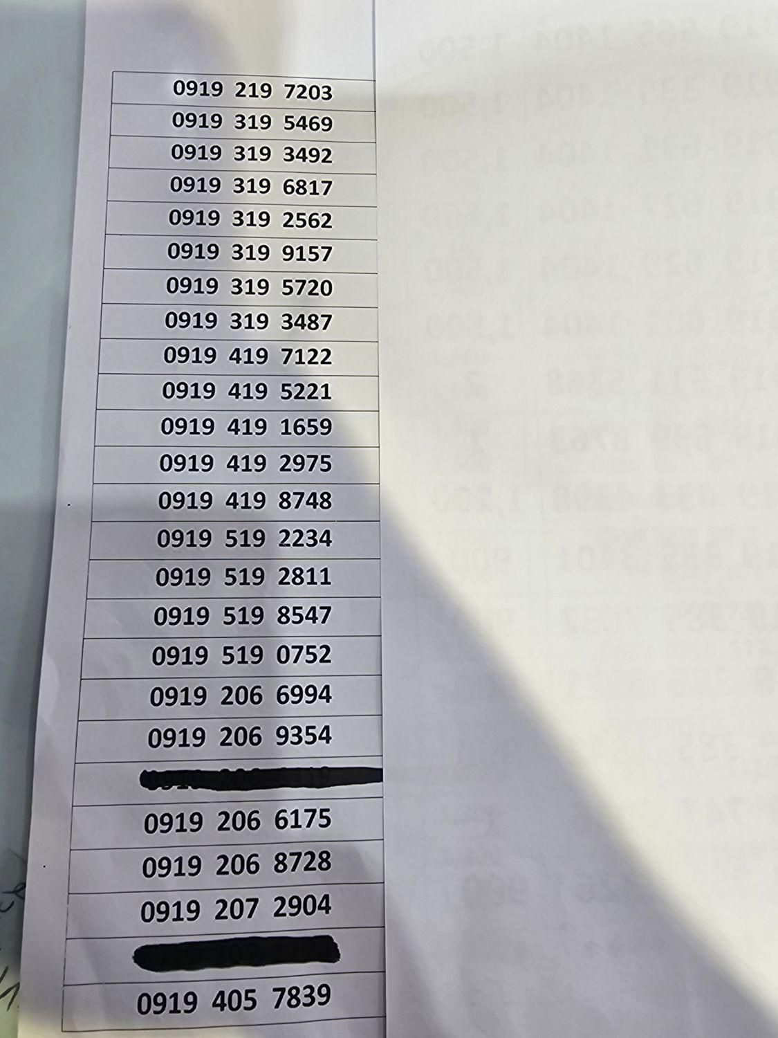 09192119962|سیمکارت|مشهد, امام خمینی|دیوار