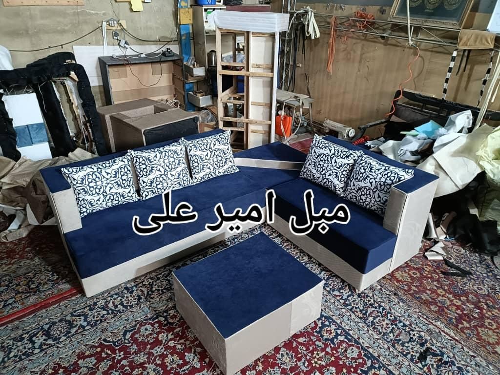 راحتی ال نیمست ۵نفره مبل|مبلمان خانگی و میز عسلی|تهران, شهرک شریفی|دیوار
