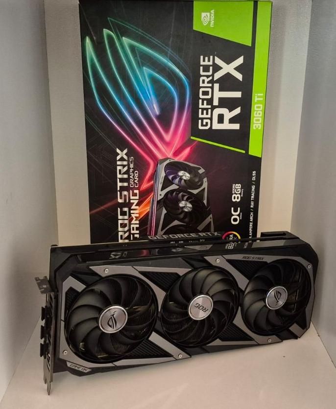 گرافیک rtx 3060ti ایسوز راگ ROG|قطعات و لوازم جانبی رایانه|اهواز, کیانپارس |دیوار
