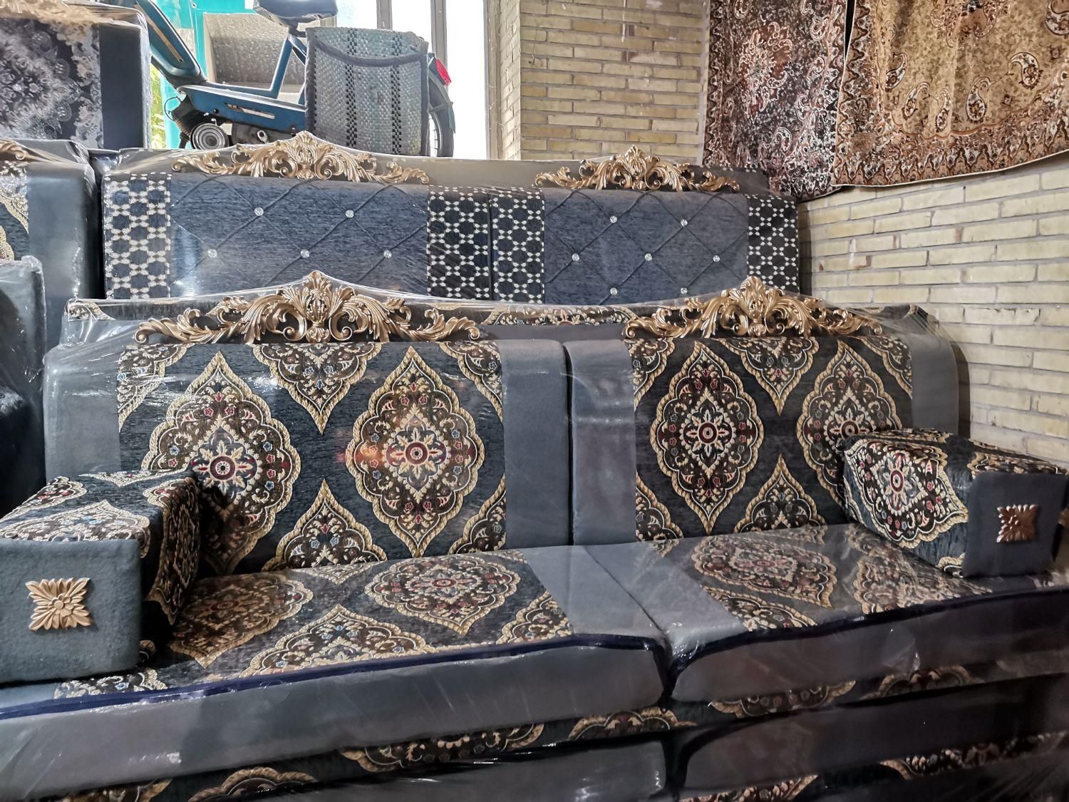 پشتی خلیجی5تیکه تاجدار|پشتی|یزد, |دیوار