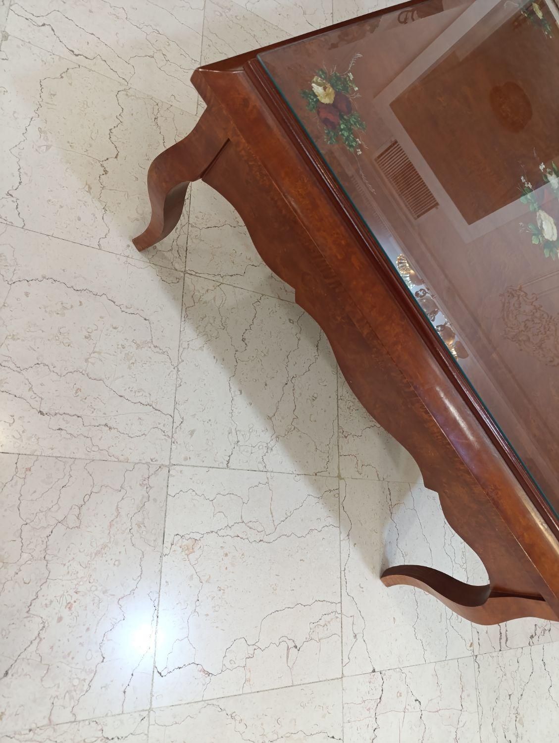 میز جلو مبلی چوبی نقاشی کاردست|مبلمان خانگی و میز عسلی|تهران, مدائن|دیوار