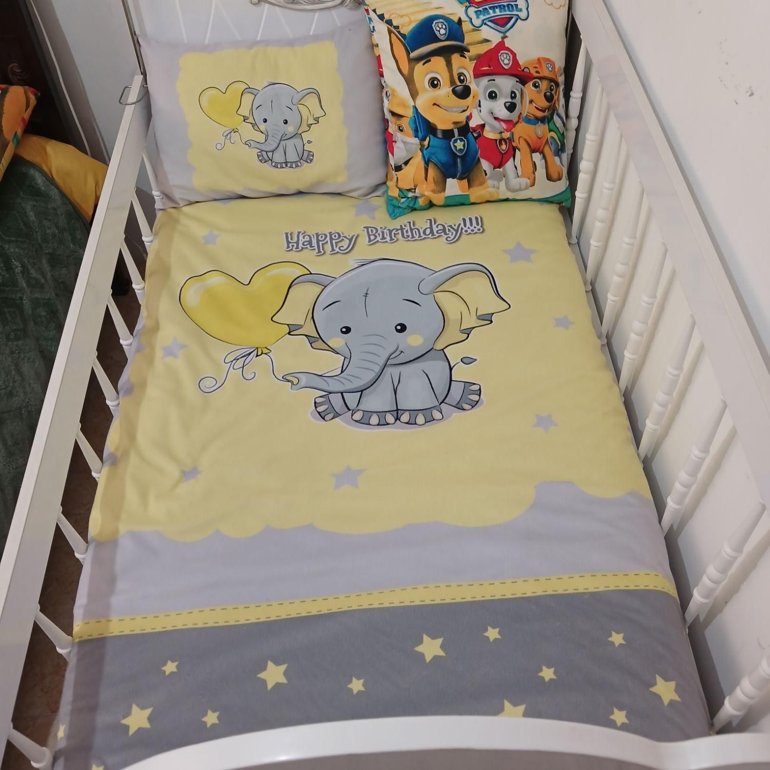 تخت خواب کودک کاملا سالمه دو کشو زیر تخت|تخت و صندلی بچه|رودسر, |دیوار