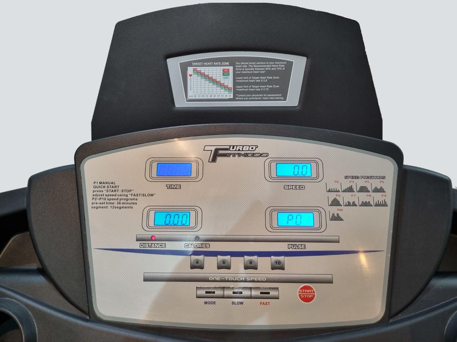 تردمیل Turbo TF100 کم‌کارکرد با امکانات|تجهیزات ورزشی|تهران, مینای جنوبی|دیوار