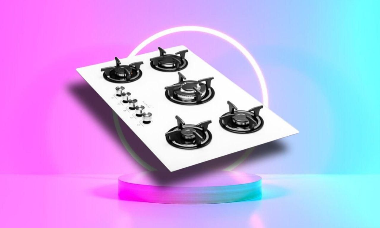 اجاق گاز سفید ۵ شعله|اجاق گاز و لوازم برقی پخت‌وپز|رشت, حمیدیان|دیوار