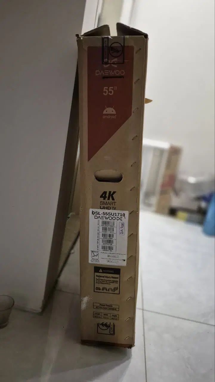 تلویزیون ال ای دی led دوو ۵۵ اینچ اندرویدمدلsu1710|تلویزیون و پروژکتور|تهران, تهران‌نو|دیوار