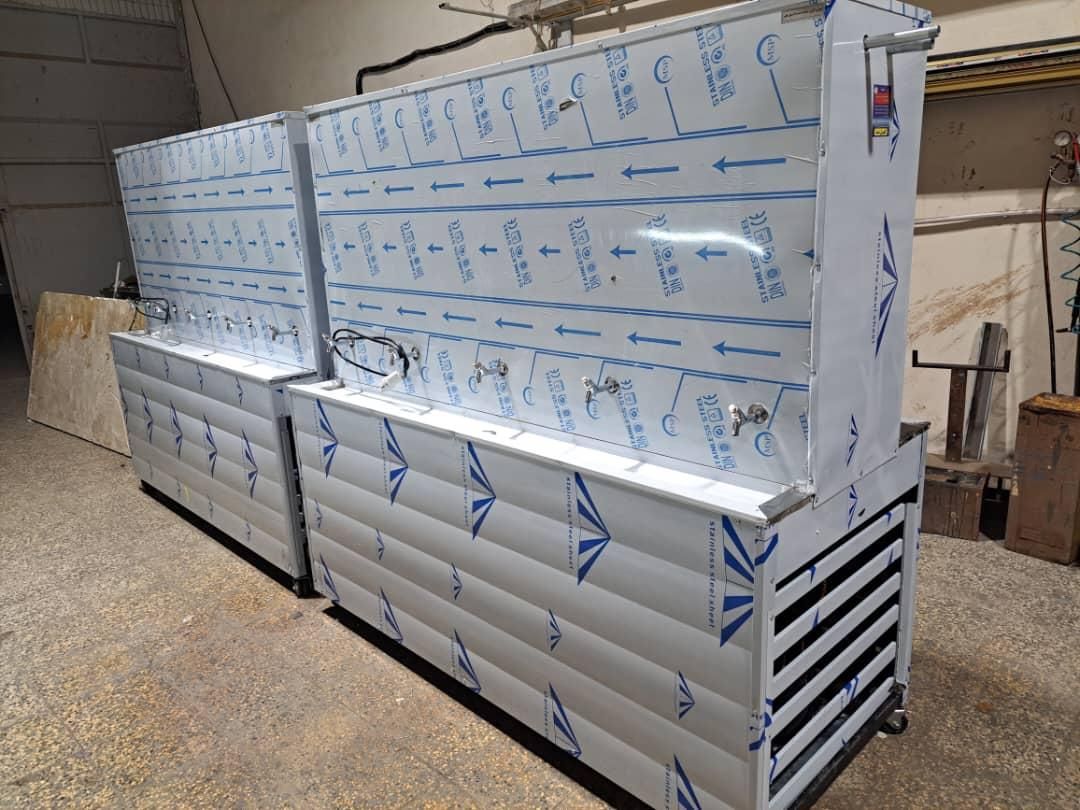 آب سردکن  با ظرفیت مخزن از ده لیتر تا هزار لیتر|آبسردکن و تصفیه آب|شیراز, کوشک میدان|دیوار