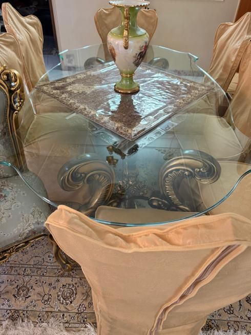 میزناهارخوری ۸ نفره تمام چوب|میز و صندلی غذاخوری|اصفهان, طامه|دیوار