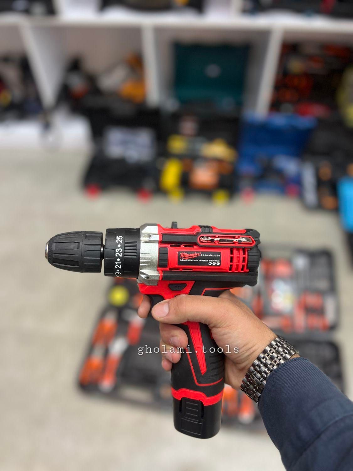 دریل شارژی هیوندای چمن زن برق موتور سمپاش براشلس|ابزارآلات|رشت, دیلمان|دیوار