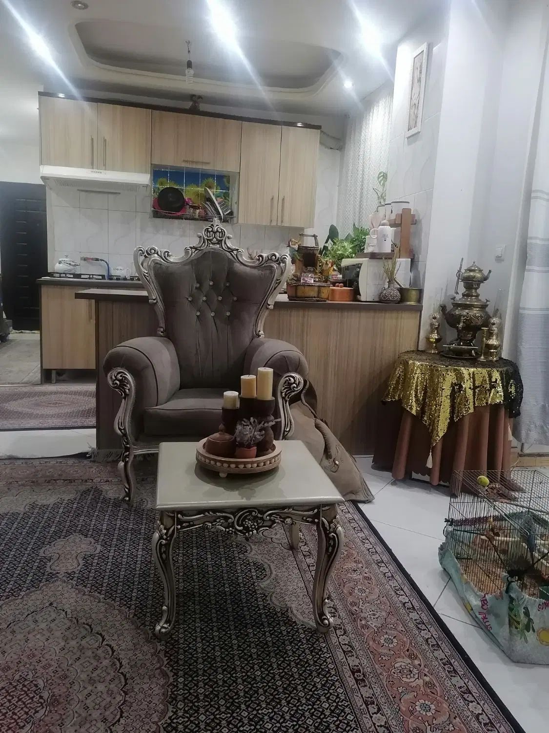 مبل استیل 7نفره بسیارسالم|مبلمان خانگی و میز عسلی|تهران, هفت چنار|دیوار