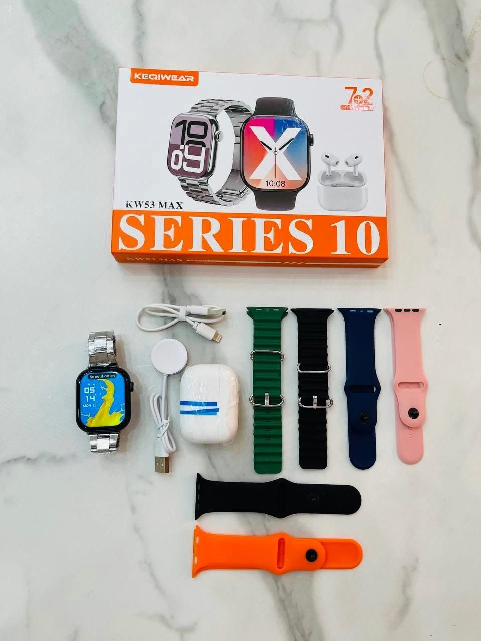 ساعت هوشمند ۷بند kW53 باایرپاد اپل واچ اسمارت|ساعت|مشهد, کوی سیدی|دیوار