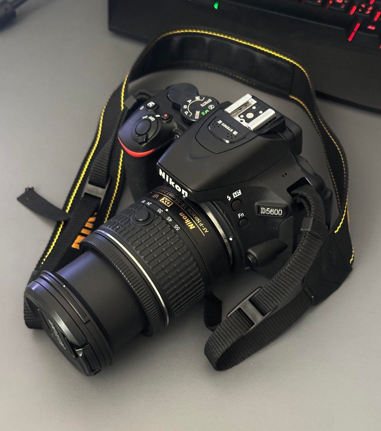 فروش دوربین Nikon D5600 با لنز|دوربین عکاسی و فیلم‌برداری|یزد, |دیوار
