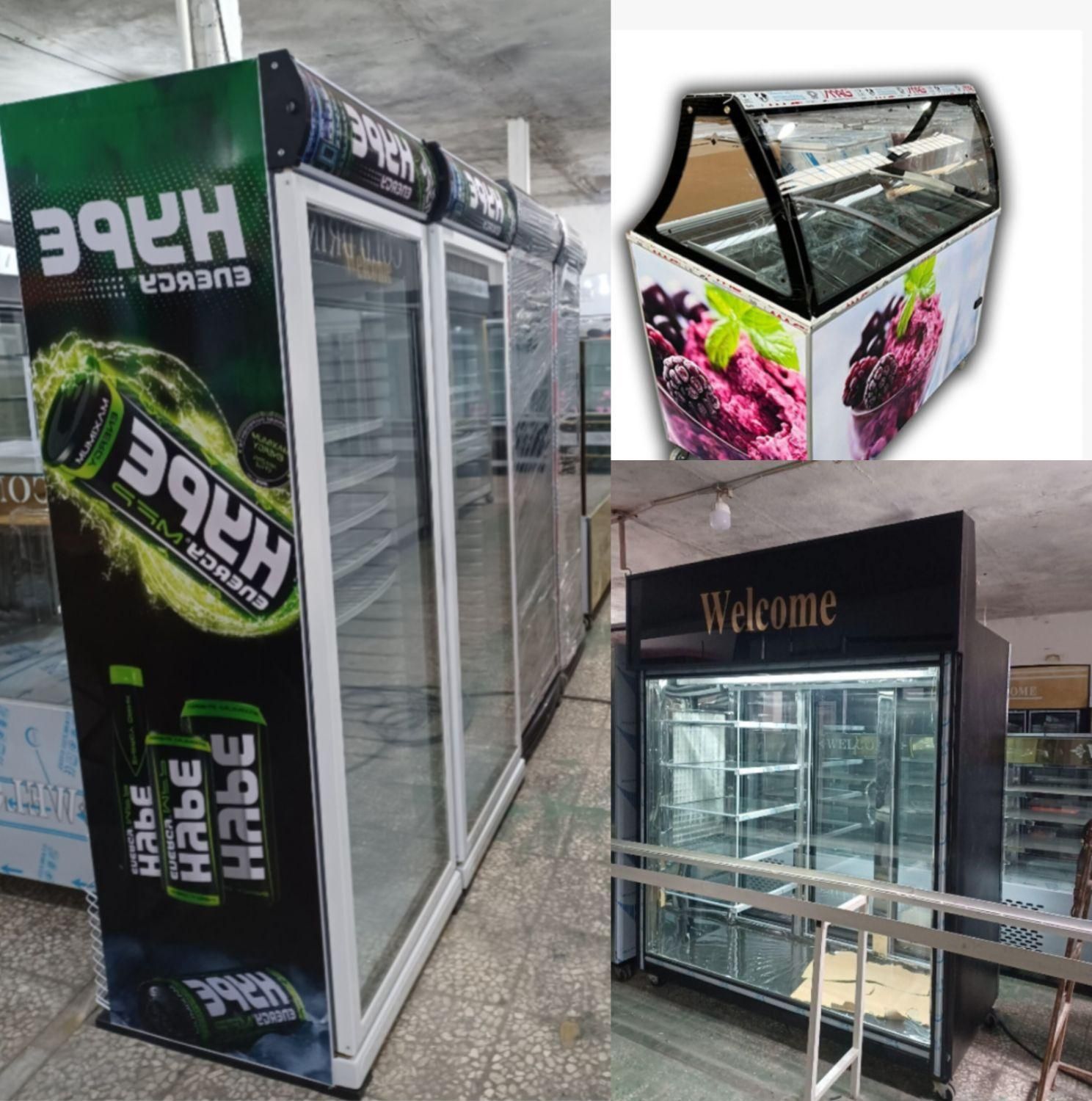 یخچال تکدر و سه در کبابی ایستاده قصابی فریزرصندوقی|فروشگاه و مغازه|فردیس, فردیس|دیوار