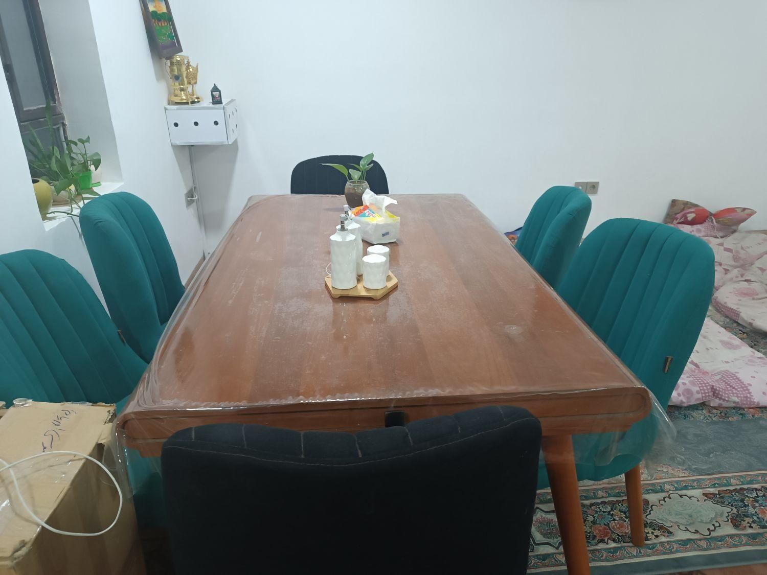 میز صندلی غذاخوری چوب روس صفر|میز و صندلی غذاخوری|جم, |دیوار