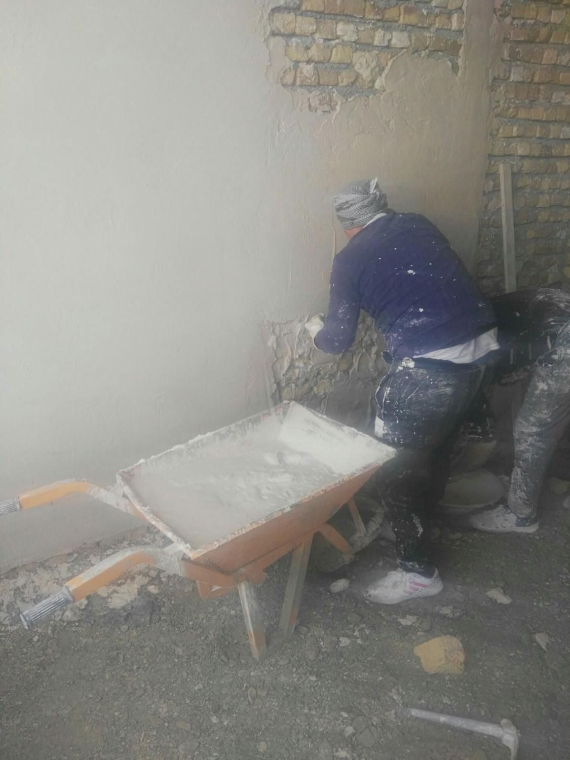 گچ کارخورده کاری لکه گیری نصب دیوارگچی گچکاری گچ|خدمات پیشه و مهارت|مشهد, شاهد (شهرک غرب)|دیوار